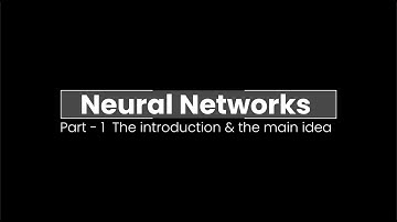 Neural Networks From Scratch | Part 1 | The Basics