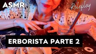 ASMR roleplay 🌿 ERBORISTERIA 🌿 PARTE 2  mixing erbe, ampolle di vetro, rimedi e piante officinali screenshot 4