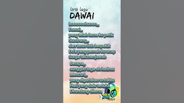 Thumbnail of lirik lagu Dawai #liriklagu #music #dawai #lagutrending
