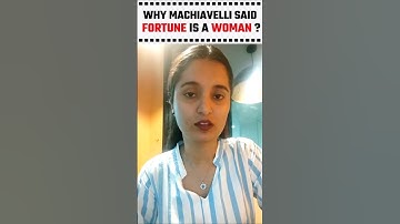 Why Machiavelli said Fortune is a Woman? | Kiran Mam #ugcnetpoliticalscience #ugcnet2025