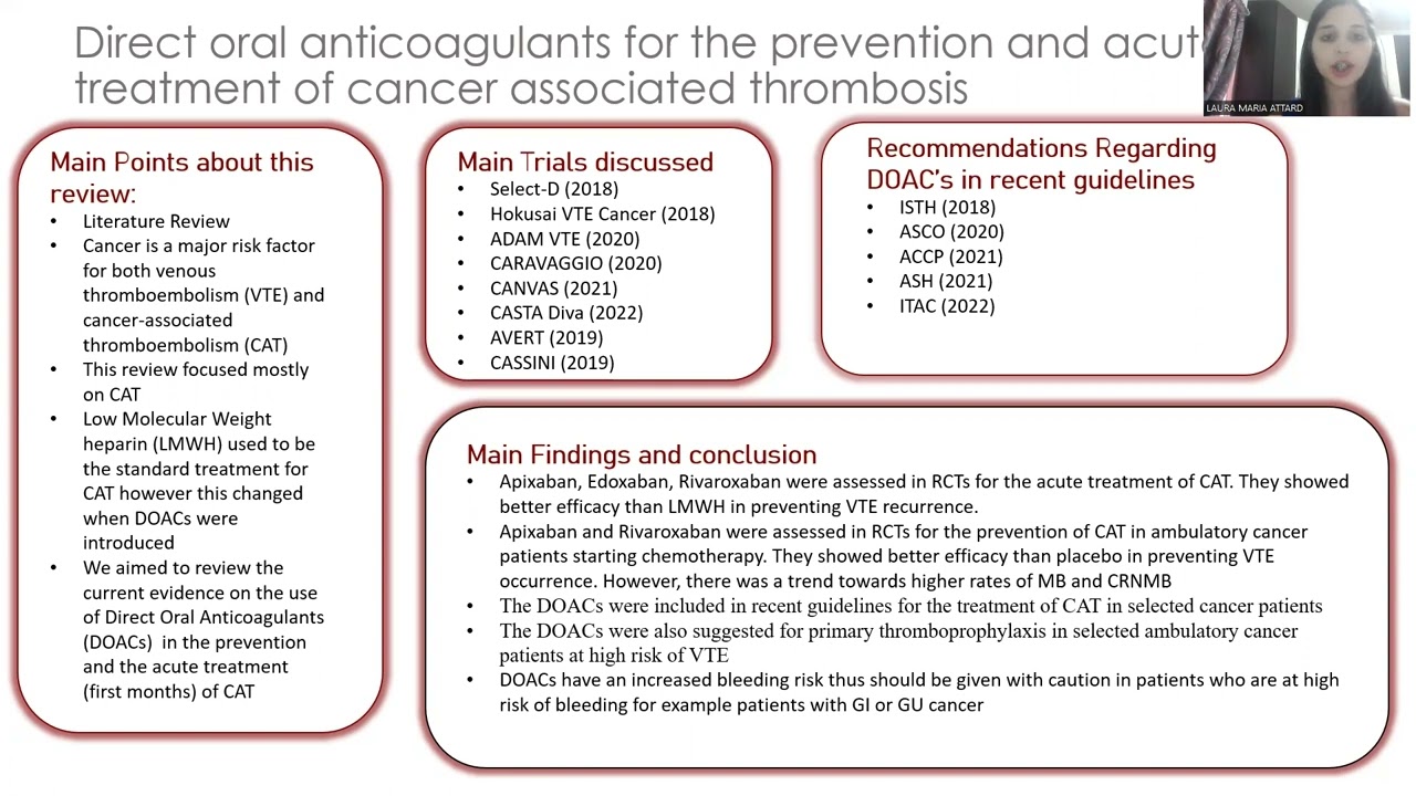 Use Of Direct Oral Anticoagulants In Thromboembolic Safety Of Using