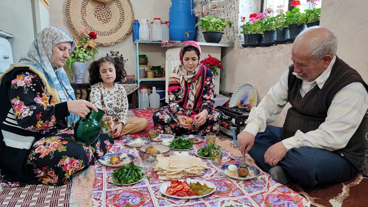 Исследуем иранскую деревню Образ жизни: доение коров и приготовление йогурта в деревне