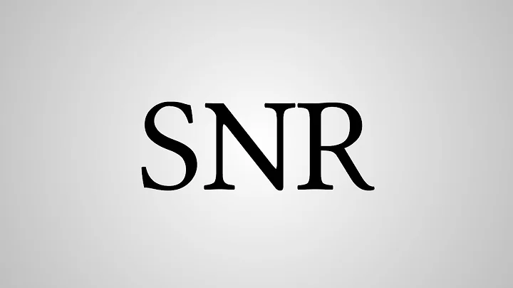 What Does "SNR" Stand For?