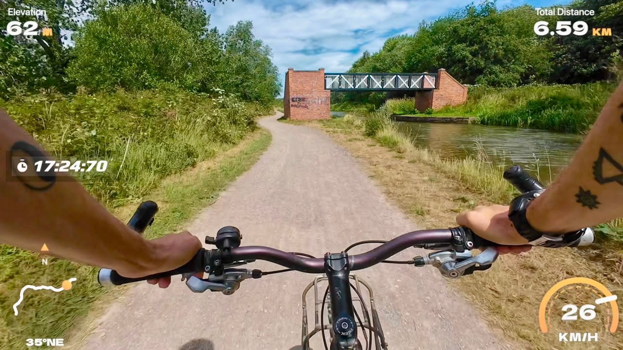 20 Minute Scenic Bike Ride For Fat Loss Indoor Cycling Training Canal #4