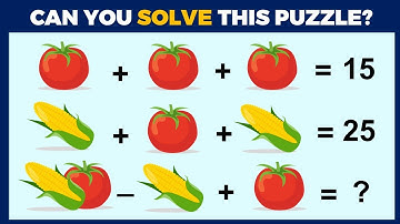CAN YOU SOLVE THESE 8 MATH PUZZLES? | ONLY A GENIUS CAN PASS THIS QUIZ!  - Part 3