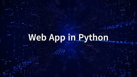 White Belt - Web Application in Python