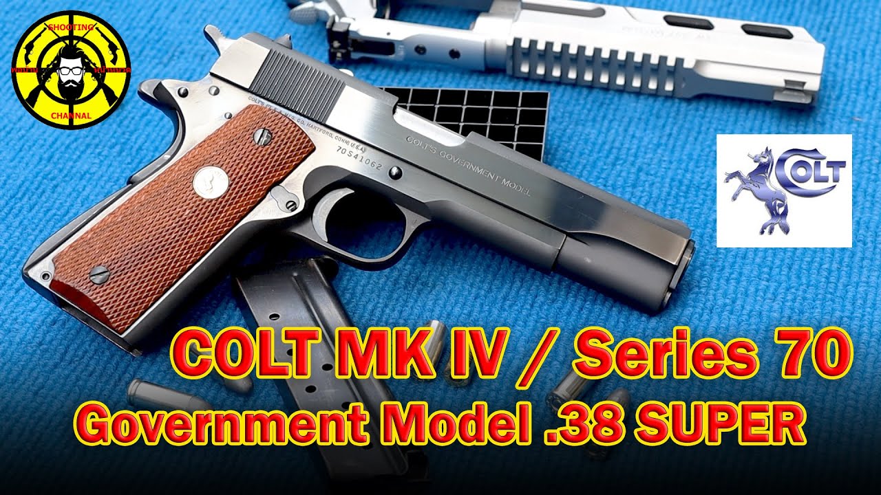 COLT MK IV / Series 70 Government Model .38 Super - YouTube