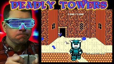 Deadly Towers NES Nintendo Video Game Review Lets play Retro - CHRIS NEO Irate
