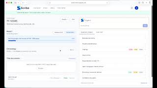 Scribe by Electra Digital — AI Title Report Writer (Live Demo)