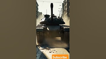 Thumbnail of Tank is hit the car. #hiphop #rap #music #ai #edit #song #automobile #tank #crash #comedy