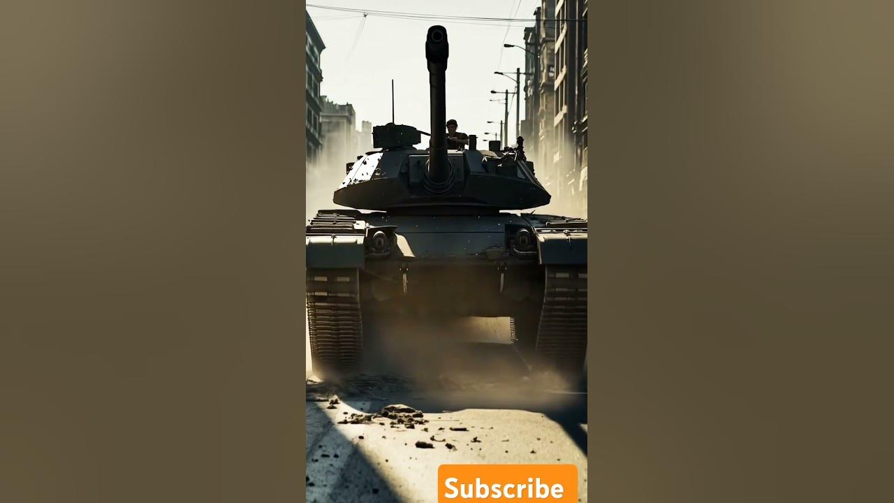 Tank is hit the car. #hiphop #rap #music #ai #edit #song #automobile #tank #crash #comedy