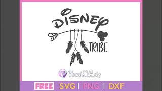 Disney Tribe SVG Free Download Cut File for Cricut Silhouette Mickey Mouse PNG Clipart