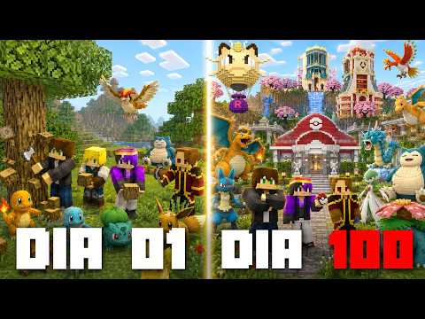 I SURVIVED 100 DAYS IN THE POKÉMON WORLD in MINECRAFT - THE MOVIE