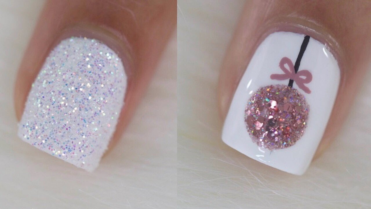 cute christmas nail art designs