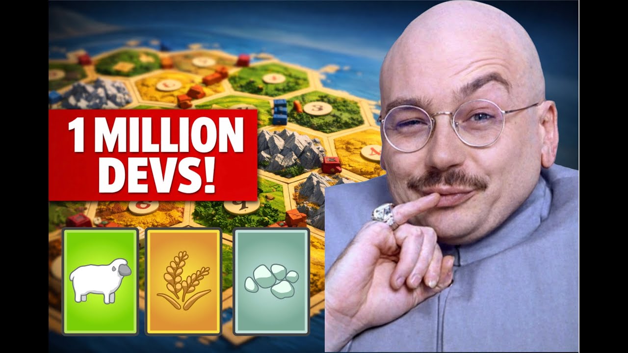1 MILLION DEVS! -- Ranked Catan Review