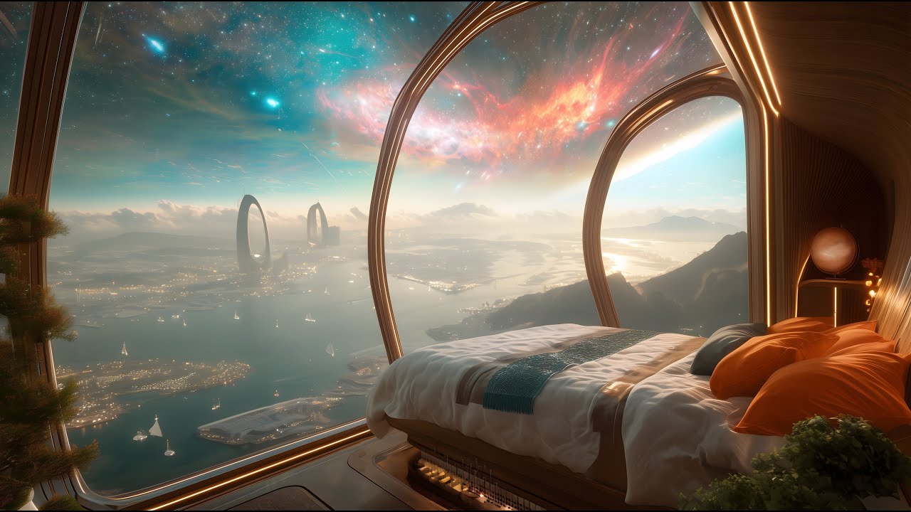 Hypersleep II - 8 Hours of Space Sleep Relaxation 🎶 ☺️ ✨ Ambient Music for Sleep or Relaxed Working