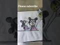 How to draw a twin panda 🐼 #art #shorts #panda