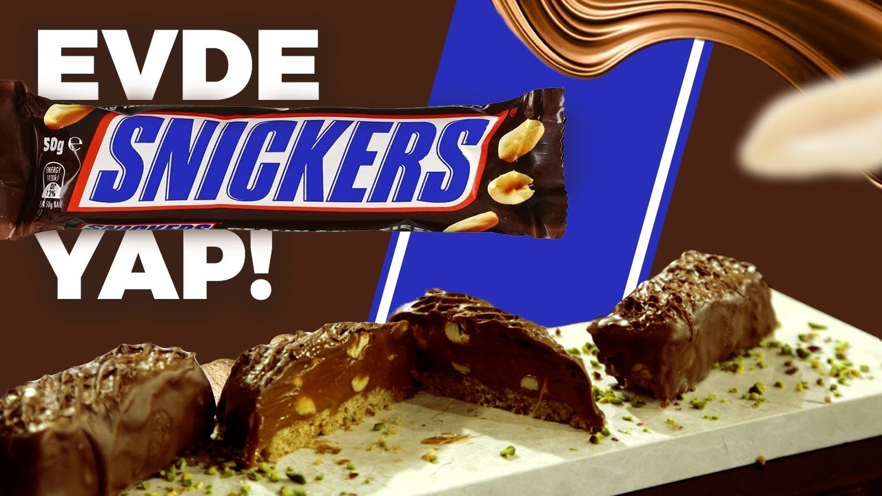Evde Pratik ve Kolay Snickers Yapımı Aklınızı Başınızdan Alacak