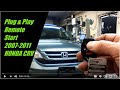 Plug  play remote start 20072011 honda crv