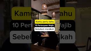 Inilah pertanyaan wajib sebelum menikah #fypシ #foryourpage #makassar #pernikahan