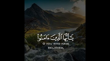 تلاوة هادئة وقصيرة || القارئ : عبد الله الموسى || سورة : الاحزاب 🌷💚🌷