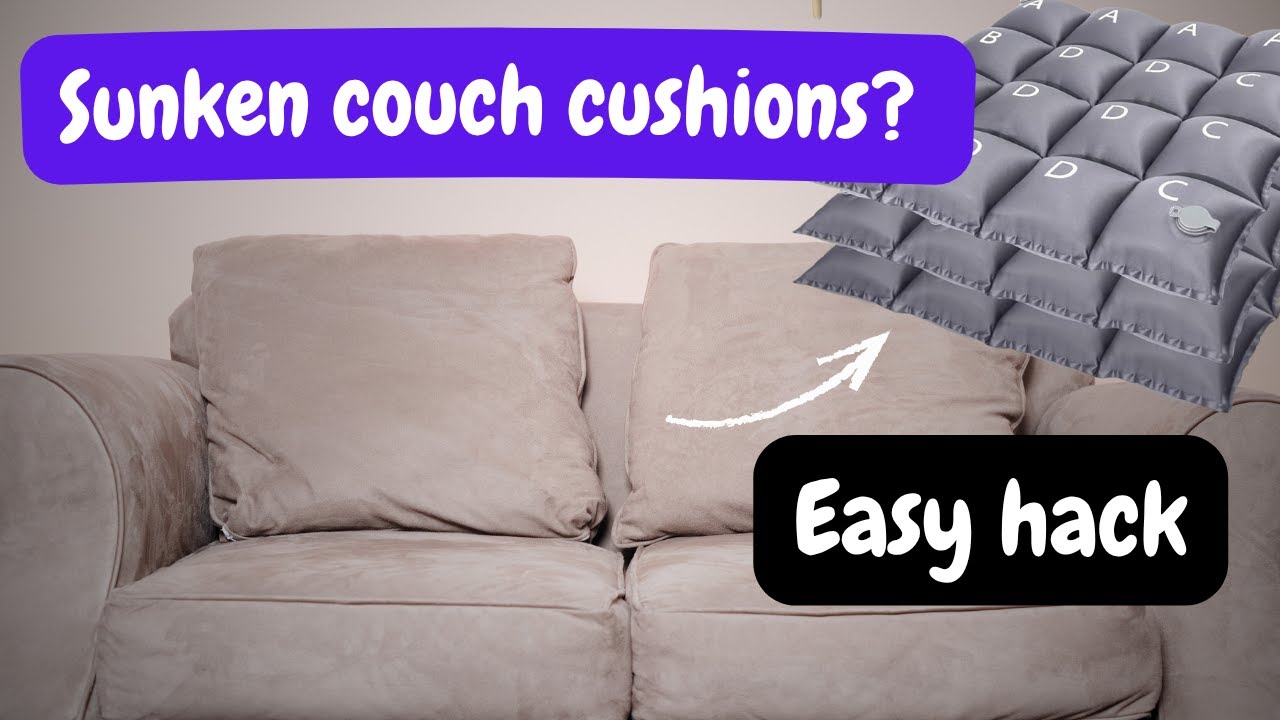 Fix Your Sagging Couch Fast! Coolsheepsia Inflatable Cushion Supports Review