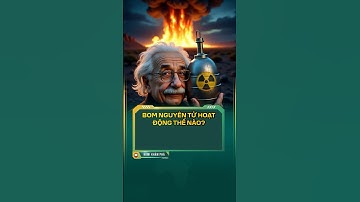 Bom nguyên tử hoạt động thế nào? 💥  #shorts #bomhatnhan #bomnguyentu #lichsu #khoahoc
