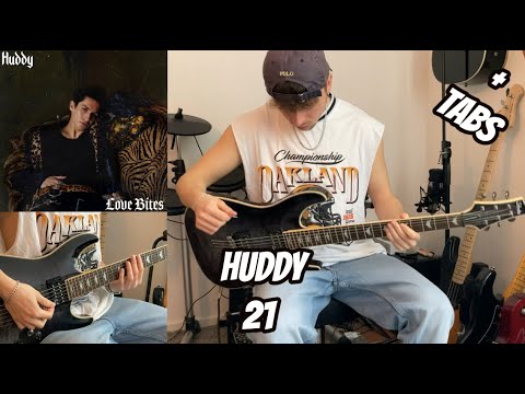 21 - HUDDY (Guitar Cover + TABS In Description) - YouTube
