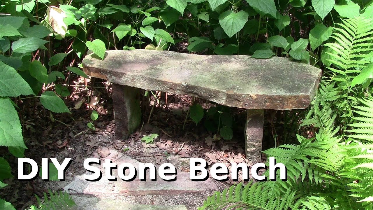 Surprisingly Easy Stone Bench