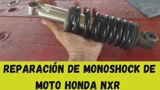 Reparación de monoshock Honda Bross, NXR, XLR