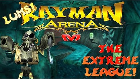 Rayman Arena (PS2) - Pipe Maze LUMS! (Extreme League!)