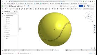 Tennis Ball Onshape