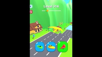 LEVEL 314 Shape shifting game very cool and gnarly hyper casual game.#shapeshifting #shorts #games