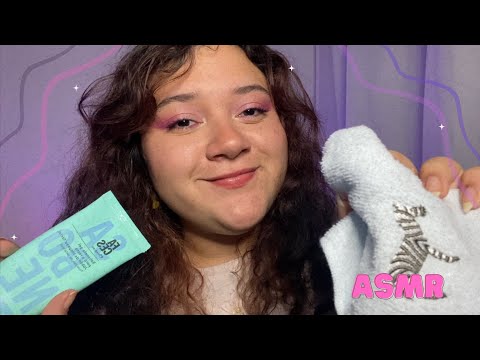ASMR | Cuidando de você! - skin care💗(para dias ansiosos #2) handsounds/tapping