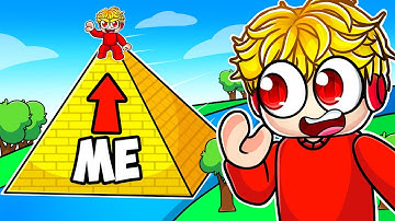 Building the LARGEST PYRAMID in Roblox Build a Boat!