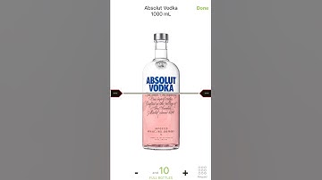 How to Count Full Bottles on Partender