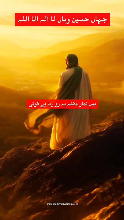 Namaz in Karbala 🕊️ | Ahlul Bayt’s Love for Namaz 💔 | Nadeem Sarwar Noha #shorts #karbala