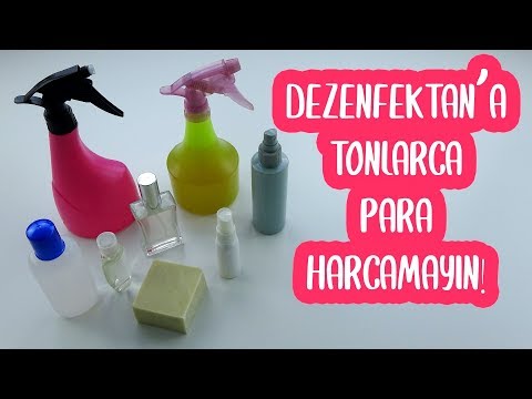 KENDİ DEZENFEKTANINI KENDİN YAP! TEDBİR ALALIM (Evde El Dezenfektanı Yapımı) Doğal, Basit, Ucuz