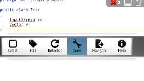 Organize imports adds missing import directives