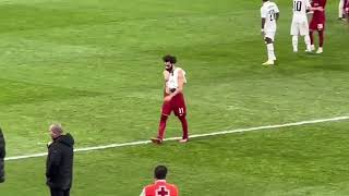 حصري من الملعب حزن محمد صلاح بعد هزيمة ليفربول من ريال مدريد والخروج من دوري الابطال