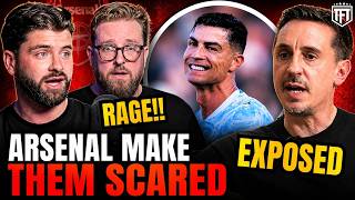 Arsenal RATTLE THEM &amp Gary Neville BIAS EXPOSED🤣 Cristiano Ronaldo DISRESPECT😨