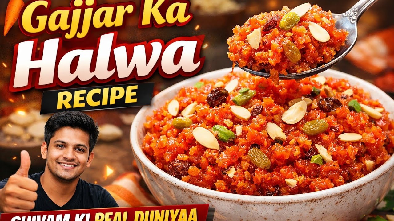 We Made Gajjar Ka Halwa - The Most Extravagant Indian Dessert ‎⁨@SHIVAMKIREALDUNIYAA⁩  