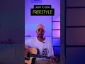 S-32 | Learn to play FREESTYLE Strumming #shorts #ytshorts