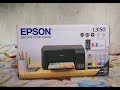 Epson L3150 Unboxing, Installation, Ink filling and Test Print