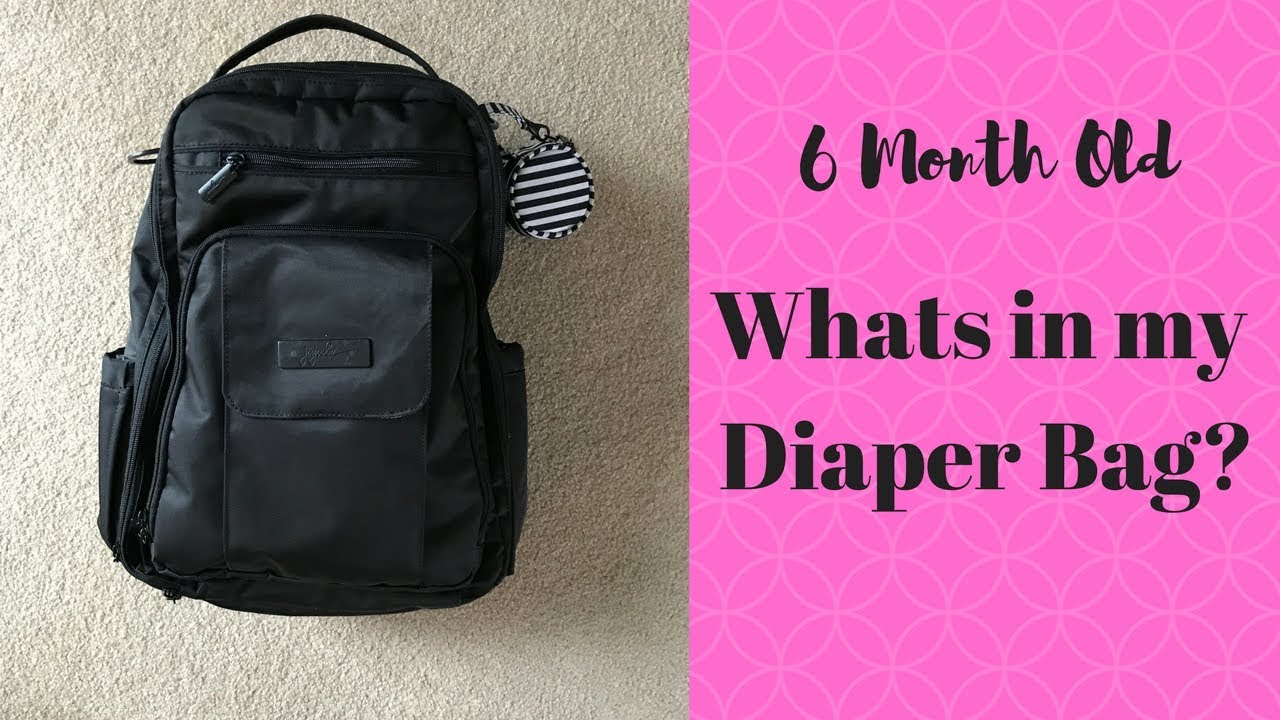 Whats in my Diaper Bag 6 month JuJuBe YouTube