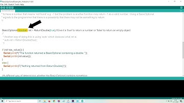 Free Arduino library BasicOptional tutorial