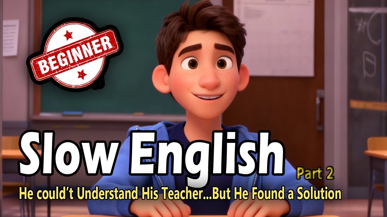 He Didn't Understand His Teacher...But He Found a Solution - Part2 |Shadowing Practice |for beginner