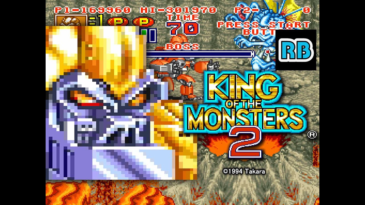 1994 [60fps] SNES King of the Monsters 2 Cyber Woo Hard ALL (bad