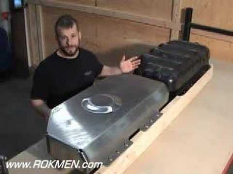 ROKMEN Jeep Wrangler Gas Tank Skid Plate Tech Overview - YouTube