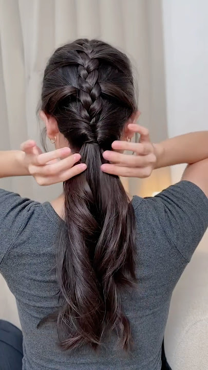 HOW TO BRAID HAIR | Simple & Easy Tutorial. YOU CAN DO IT FOR EXERCISE, IT'S SO STRONG!